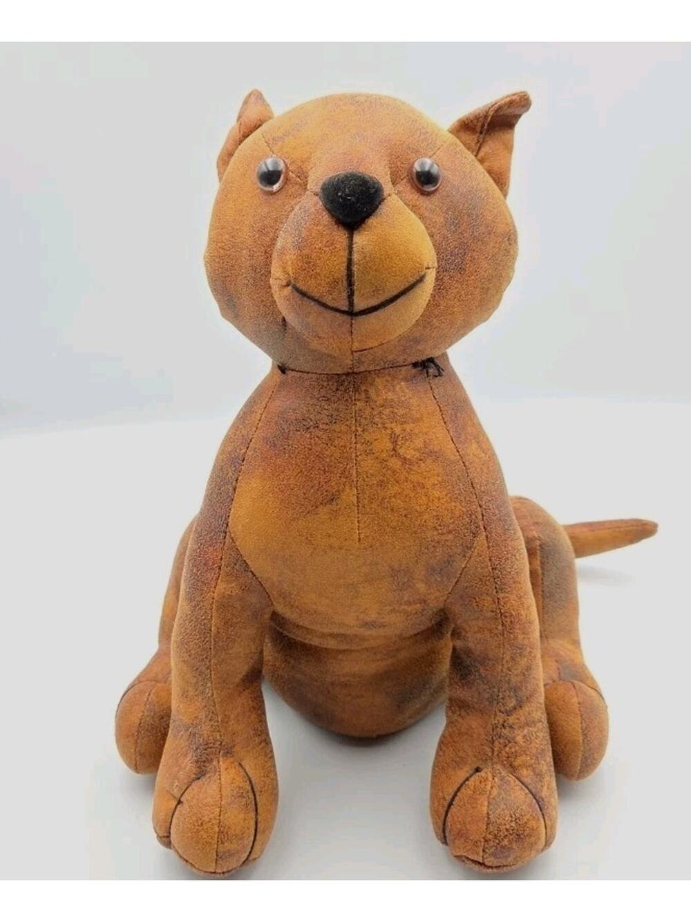 CAT Ottoman, Dog Mannequin,Weighted Door Stop , Pet Boutique Display 12” EUC